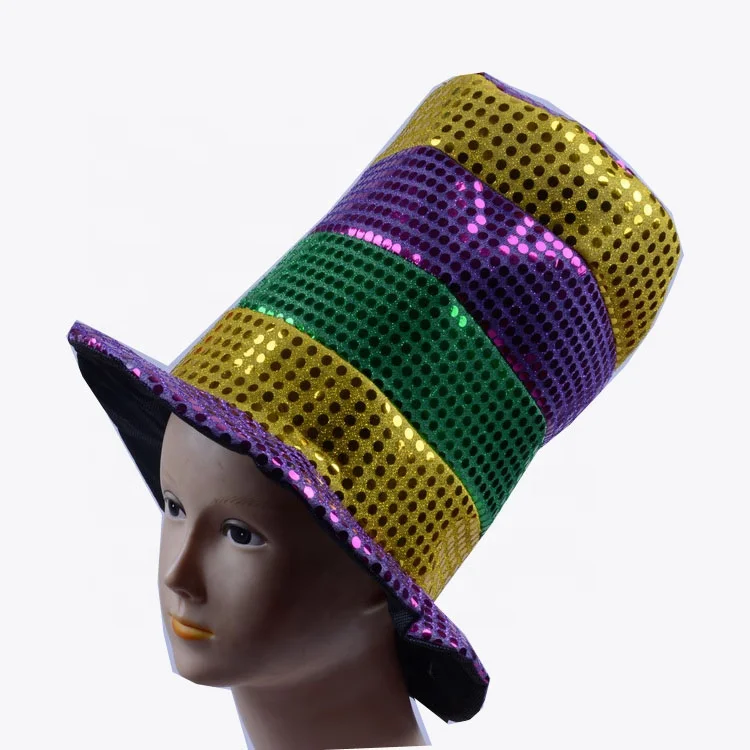 202 fancy hot sell funny Mardi Gras Pom Pom Jester Hat