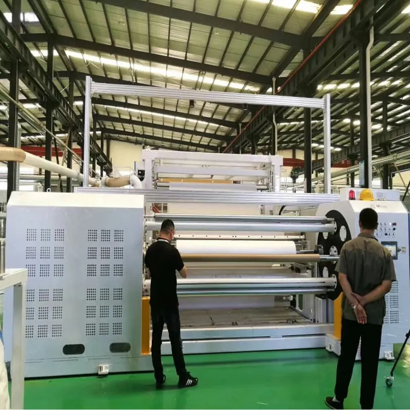HB Machinery PE embossed lamination film machine for surgical gown  film making machine production line