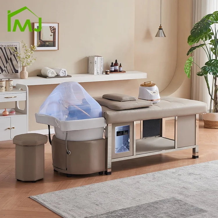 Salon head spa equipment massage table thai hair washing Shampoo Bed