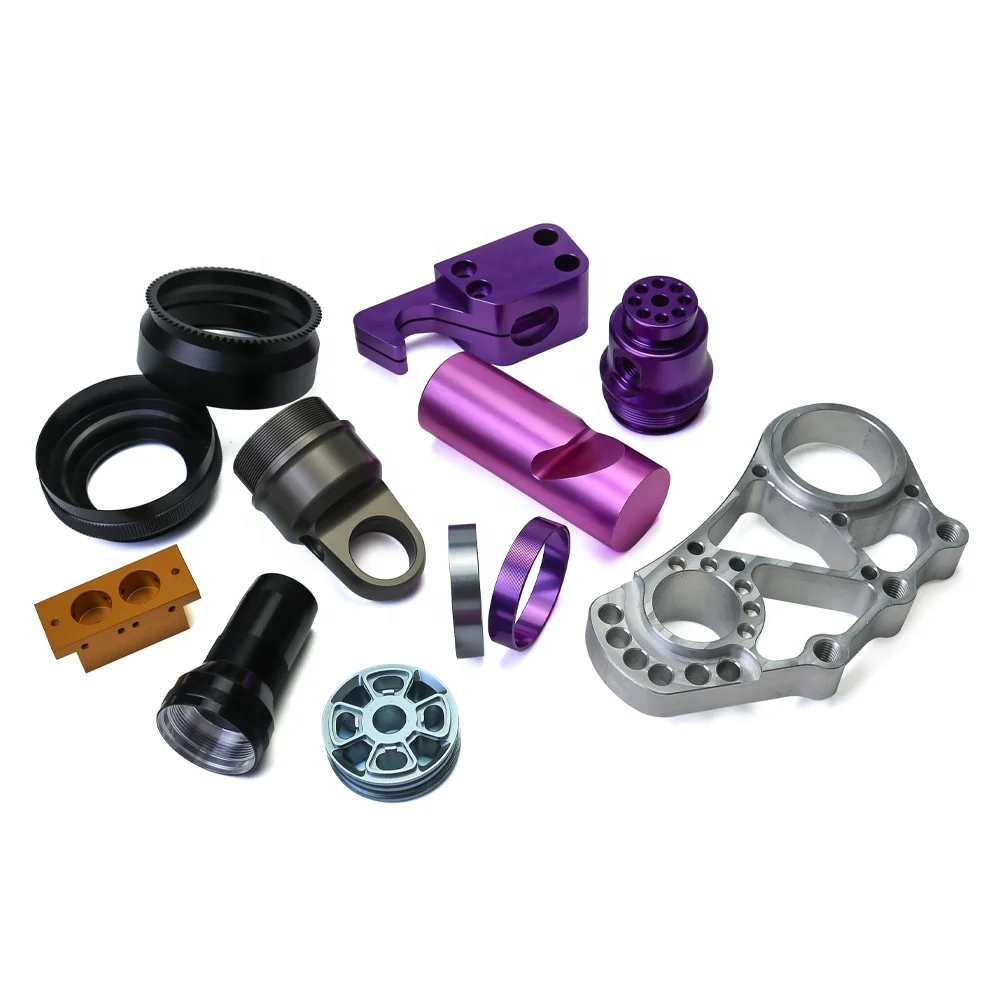 Customize High Precision Aluminium Hard Anodized Parts Black Oxidation Components Aluminum  A7075 A6063 Parts