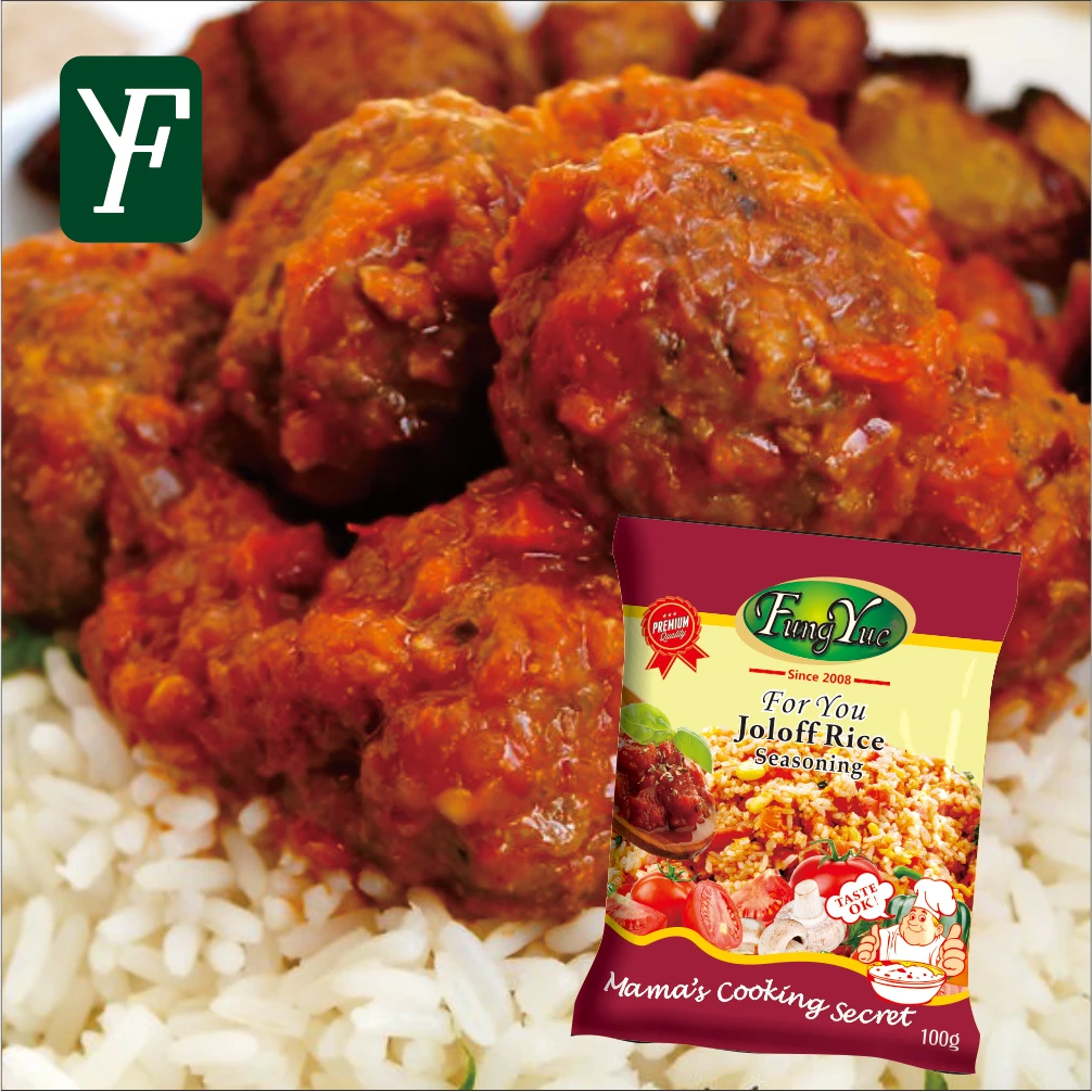 
100g Bag Package Jollof Rice Seasoning Powder BBQ Seasoning 