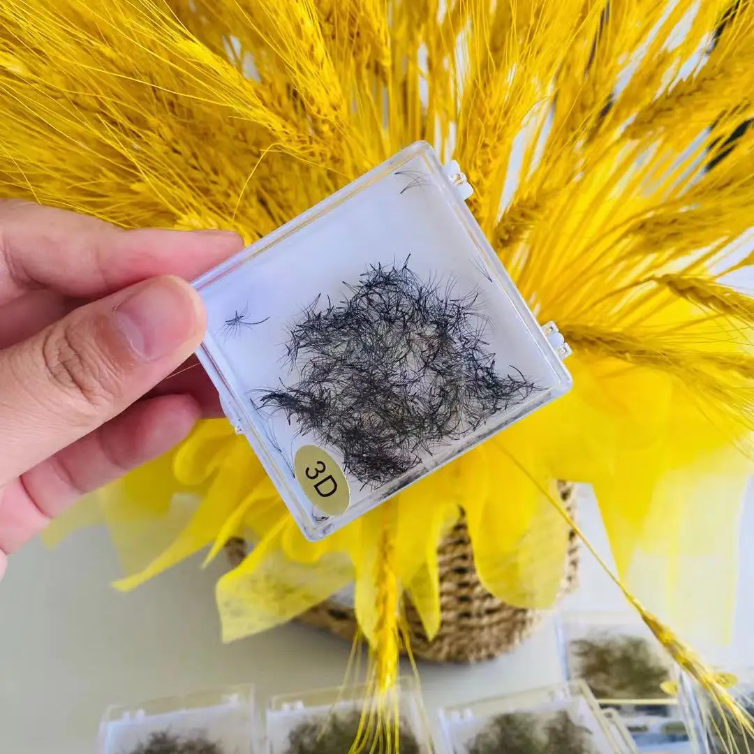 Korea silk 3D 4D 5D 6D Black loose Fans 0.07 8D 10D 20D Individual Loose Russian Volume Fans Lashes