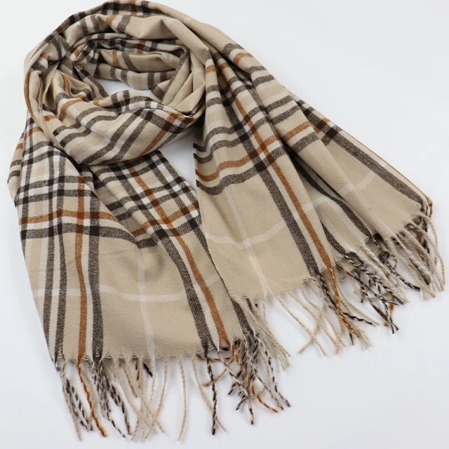 Custom acrylic cashmere pashmina mohair fabric Classics Tassel woven Scarves Shawl Warm Long Winter luxury Scarf for women