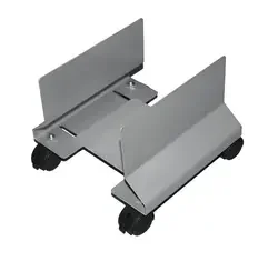 Home Office CPU Holder Castor Roller Stand Desk Organizer Steel Storage Box for Computer Case PC Desktop & Drawer Organizer
