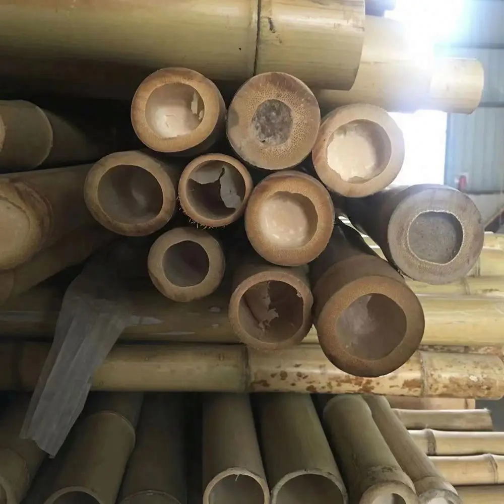 Wholesale Price Natural Decoration Building Construction Big Bamboo Pole