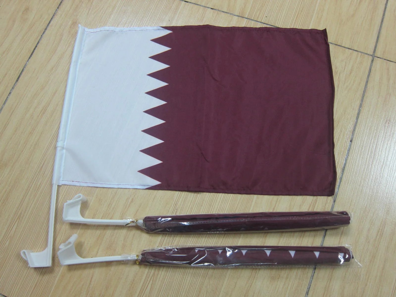 Distinctive Polyester Custom Blank Sublimation Car Flag For Car Windows , Germany plastic car window flag for promotion