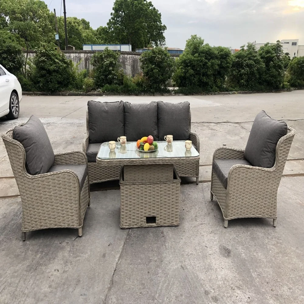 Audu Rattan Wicker Furniture,Resin Wicker Outdoor Furniture