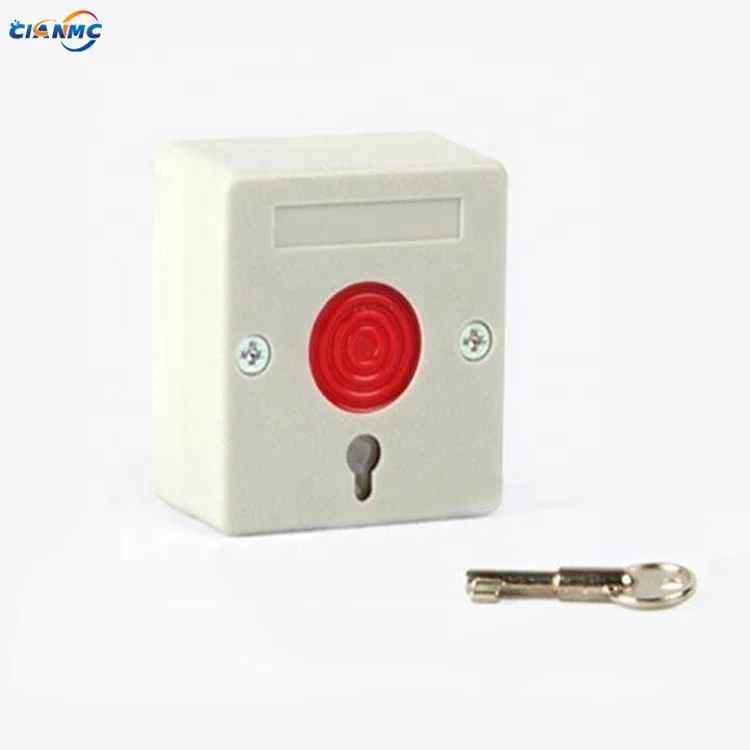 Home Security Alarm Wired SOS Emergency Panic Button With Reset Key