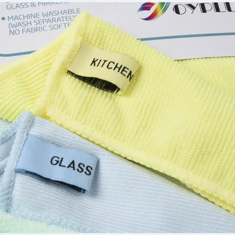 Customizable Microfiber Duster Cleaning Cloth Custom Kitchen Cleaning Rags
