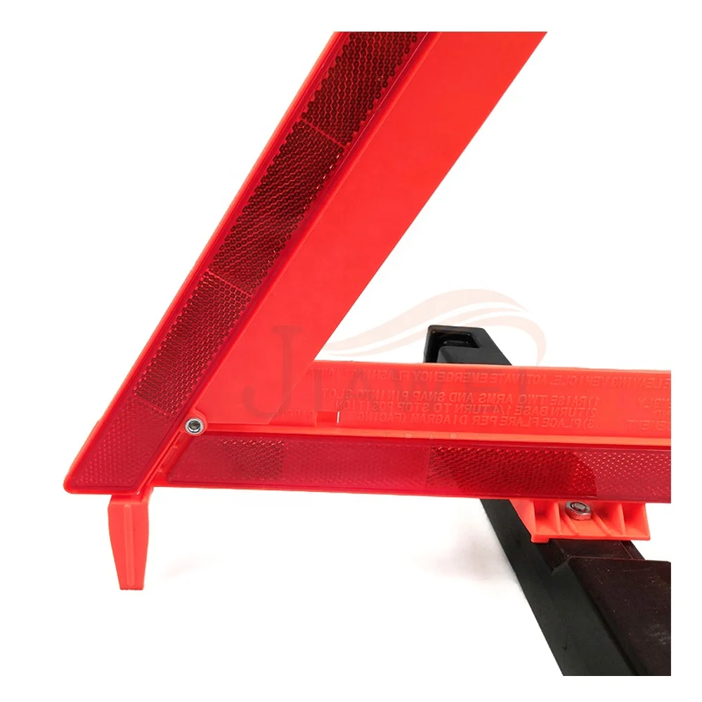 3 Pcs Packing Double Faced Car Roadside Emergency Traffic Warning Triangle