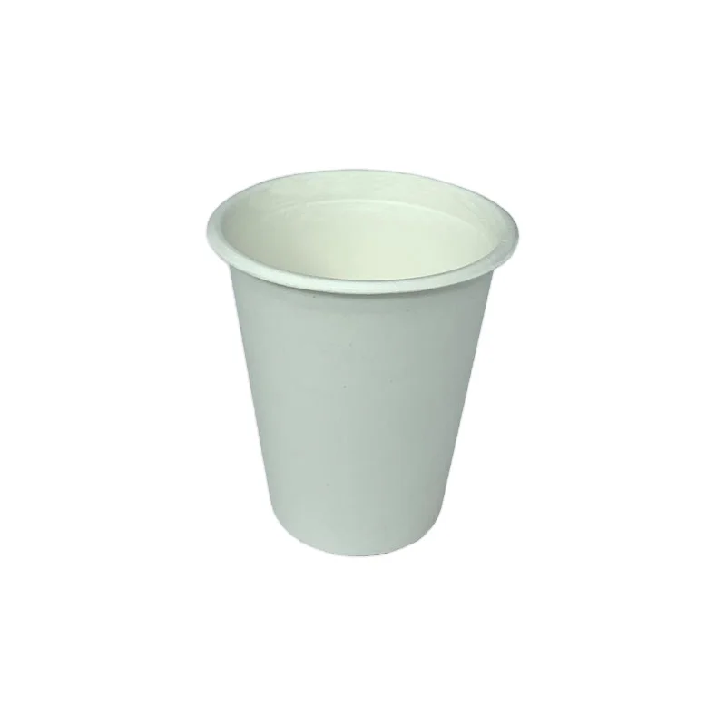 Biodegradable sugarcane bagasse 8oz water cup