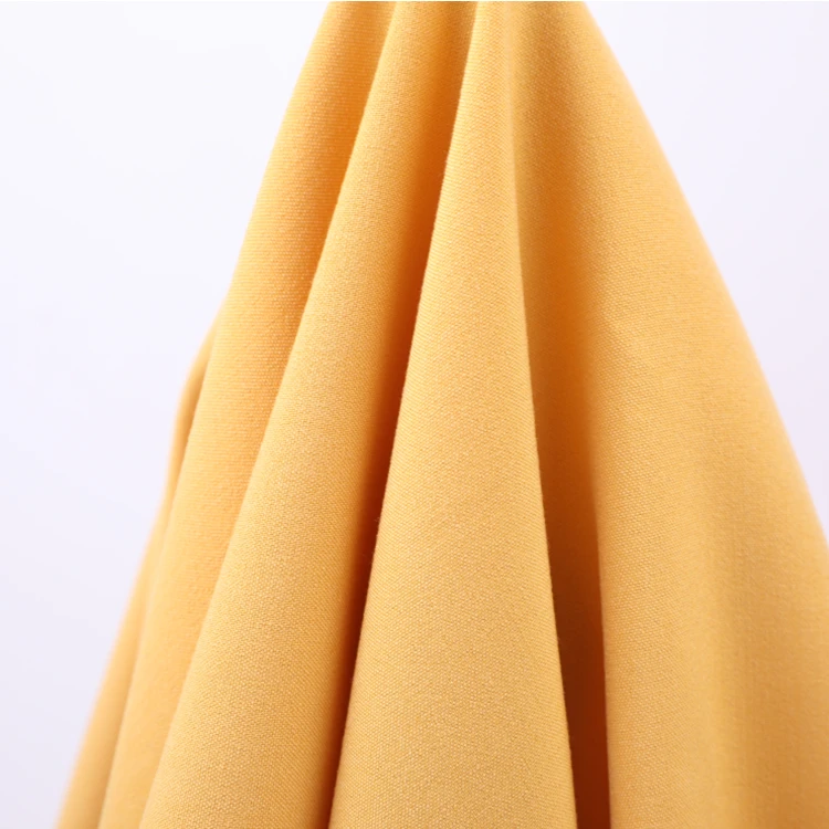 Hot sales suiting fabric 77%poly, 20%rayon,3%sp, 215gsm rayon polyester spandex fabric for blouse