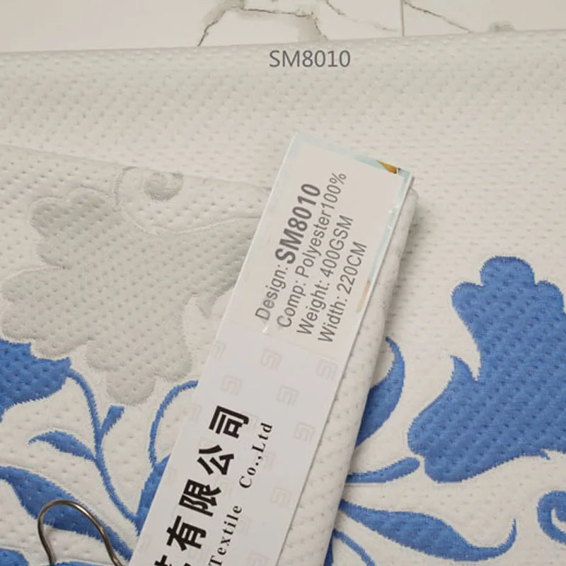 
Flower Knit Polyester Air Layer Jacquard Fabric Printed Jacquard Fabric 