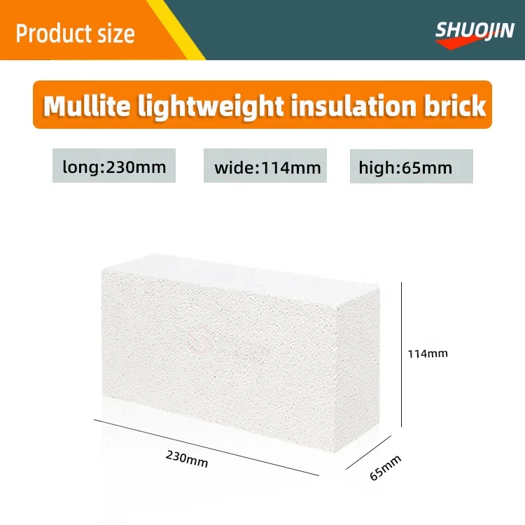  Mullite brick with industrial kiln light-weight refractory furnace Jm23 body thermal