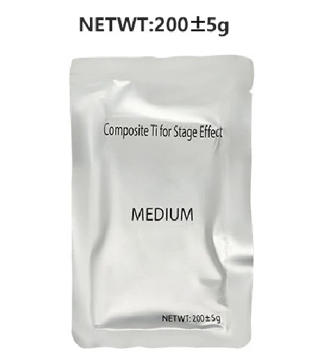 Powder 200g Indoor Outdoor Titanium ti Composite for Sparkler Fireworks Cold Spark Machine Wedding Party