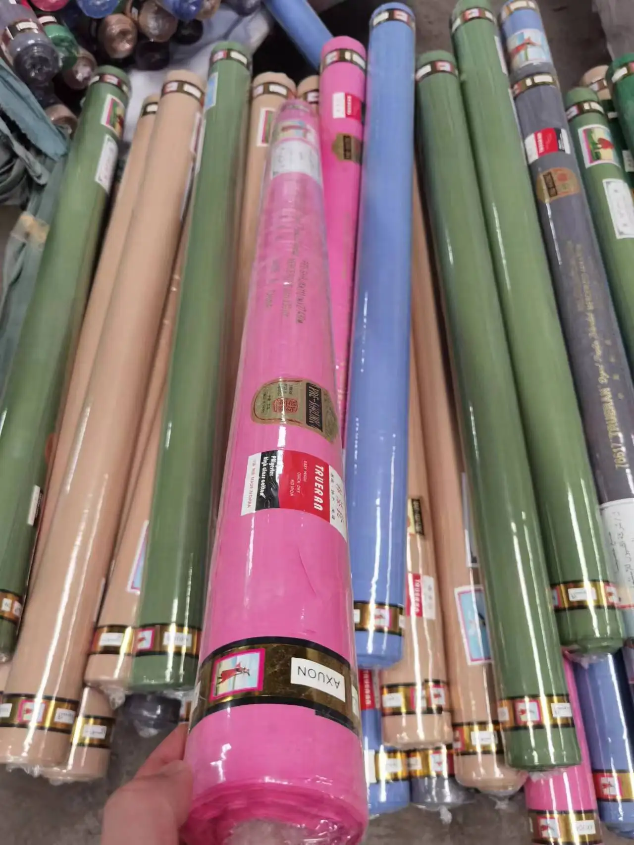 Polyester Interlining Pocket Lining Fabric Custom Made Interlining Woven Cotton Shirting Fabrics Customized Plain Lightweight