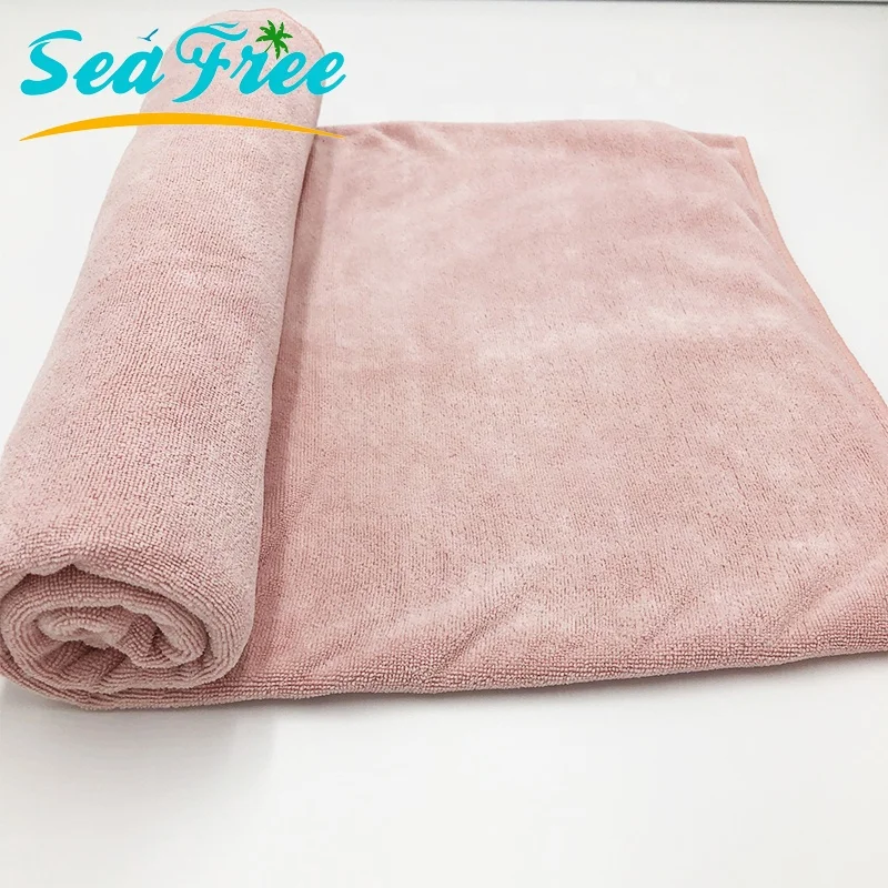 Coral velvet towel Microfiber salon quick drying towel water absorbing Microfiber hairdressing towel