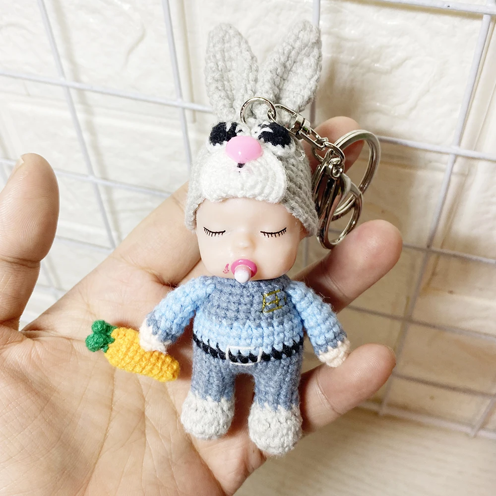 Изготовленная на заказ Детская кукла amigurumi милая вязаная ручной работы для подарков