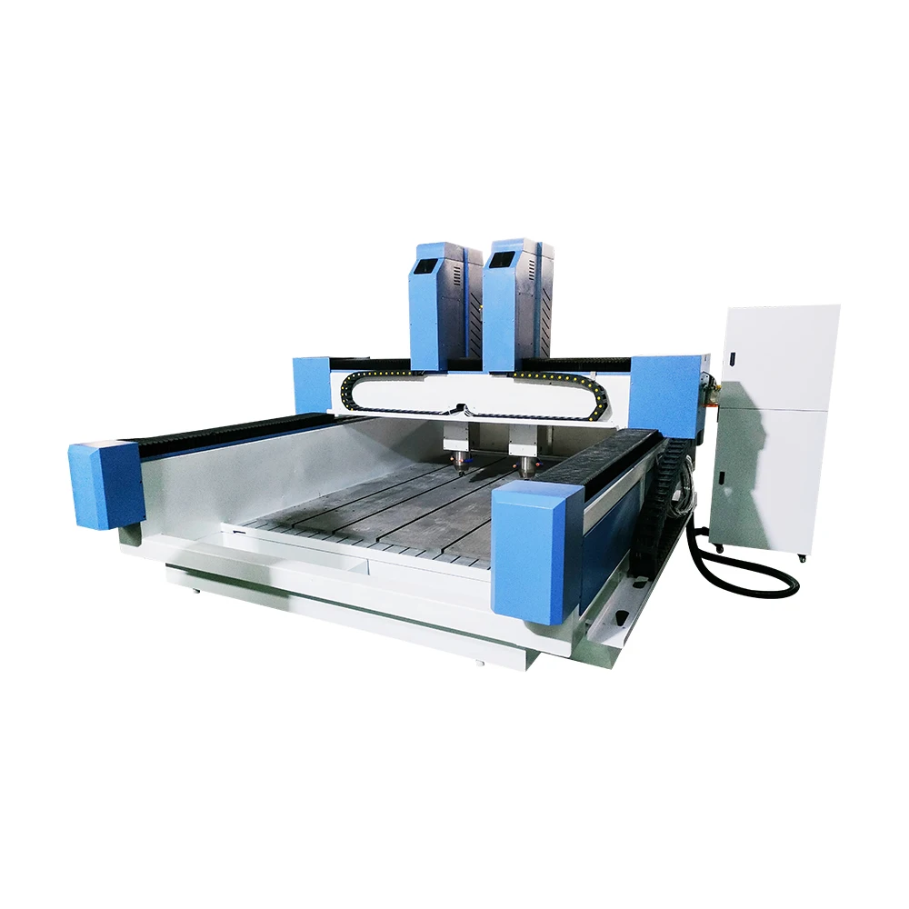 Global export expertise Marble Stone CNC Router 1825 With 2 Spindles Stone Engraving Machine