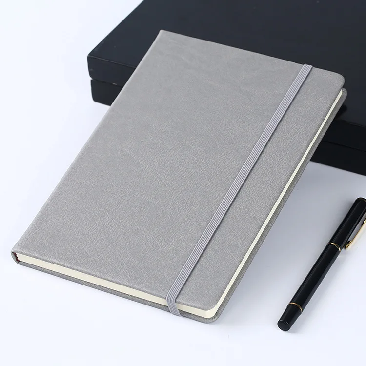 Personalized Custom A5 Daily Agenda Pocket Planner Journal Diary PU Leather Cover Notebook With Elastic Band