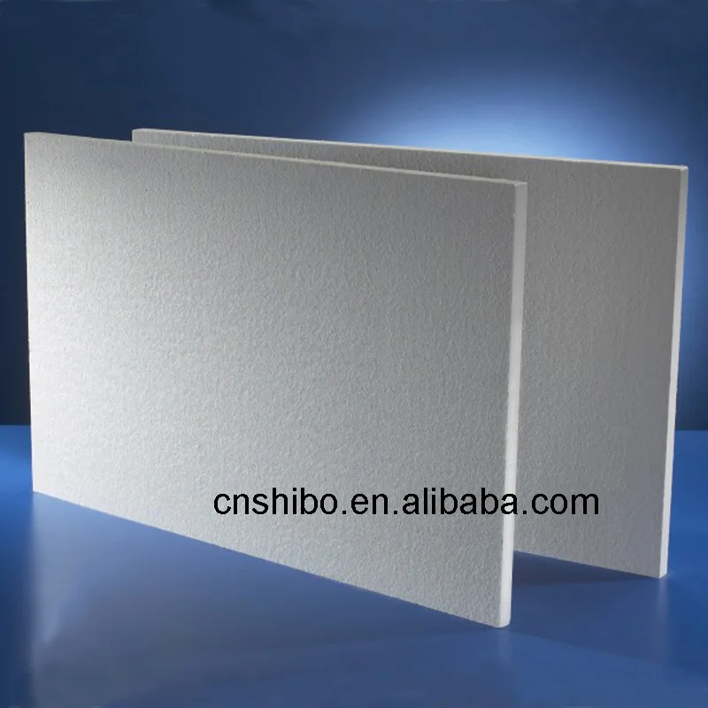 Ceramic fiber board for thermal insulation