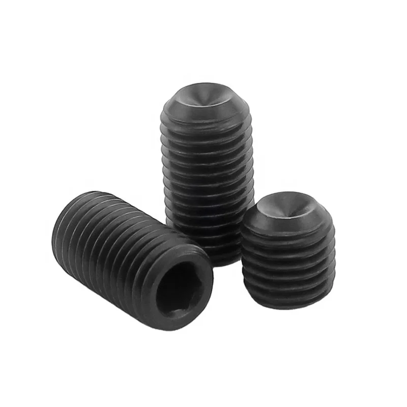 M2.5-0.45 * 6 вогнутой конец комплект внутренний шестигранный черный винт с однотонными чашки