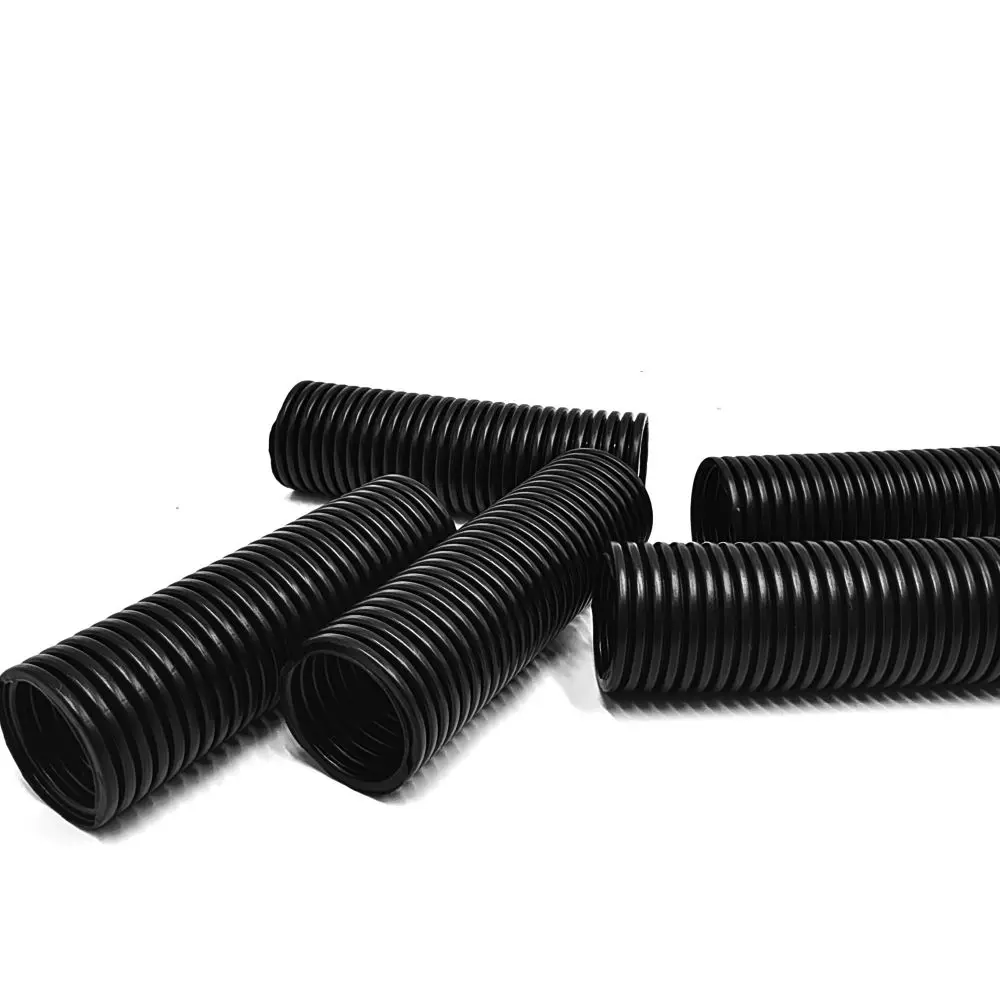 Plastic corrugated duct PE hose DI25MM*OD32MM car vacuum cleaner hose flexible corrugated  fittings