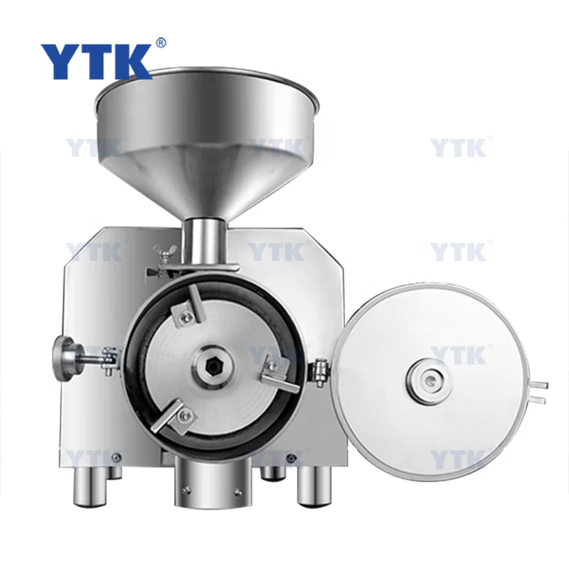 YTK- 2200 2.2KW High Efficiency Stainless Steel Commercial Flour Mill Mini Electric Grain Wheat Powder Grinder Machine For Home