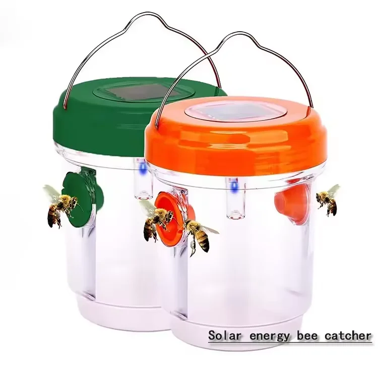 Hot Sale Trapping Wasps and Flies With Solar LED Light  Flying Bug Trap