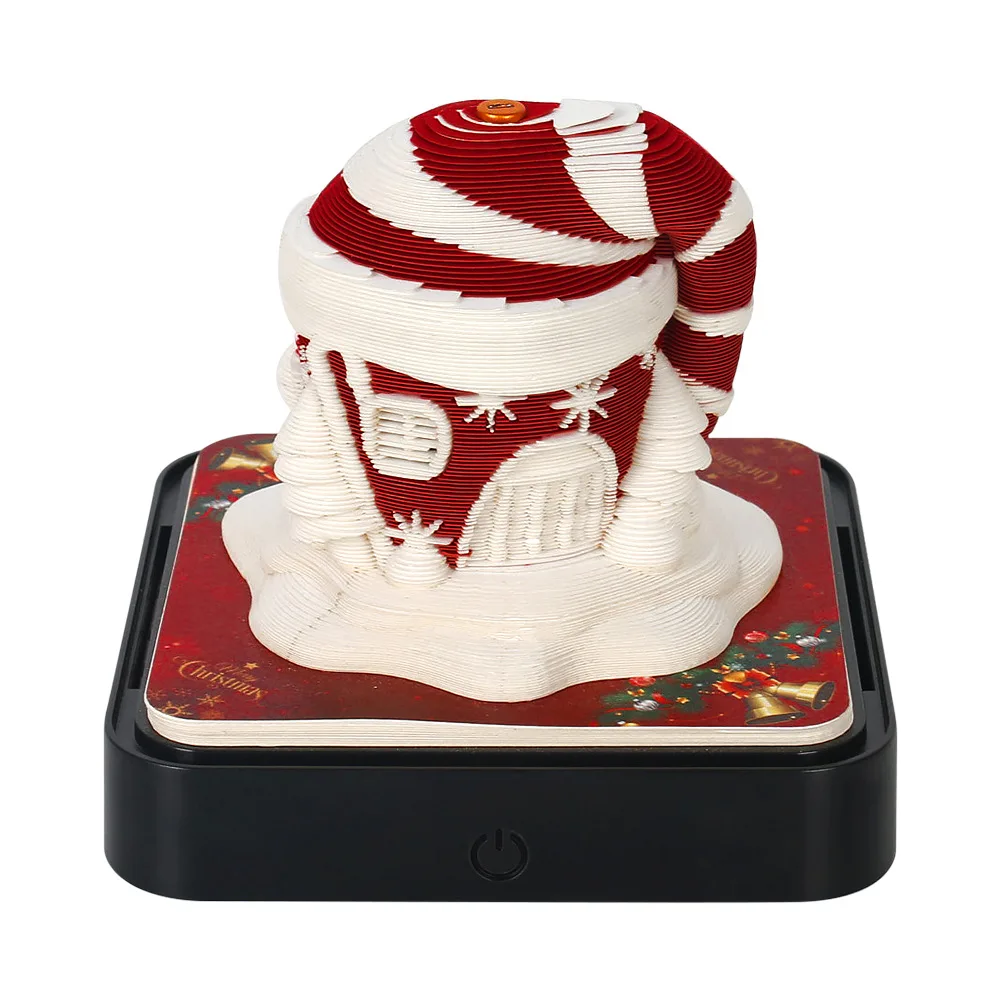 Christmas Decorations 3D Memo Pad Custom Sticky Note Set Table Calendar Magical Calendars Notepad Christmas Novelty Gifts