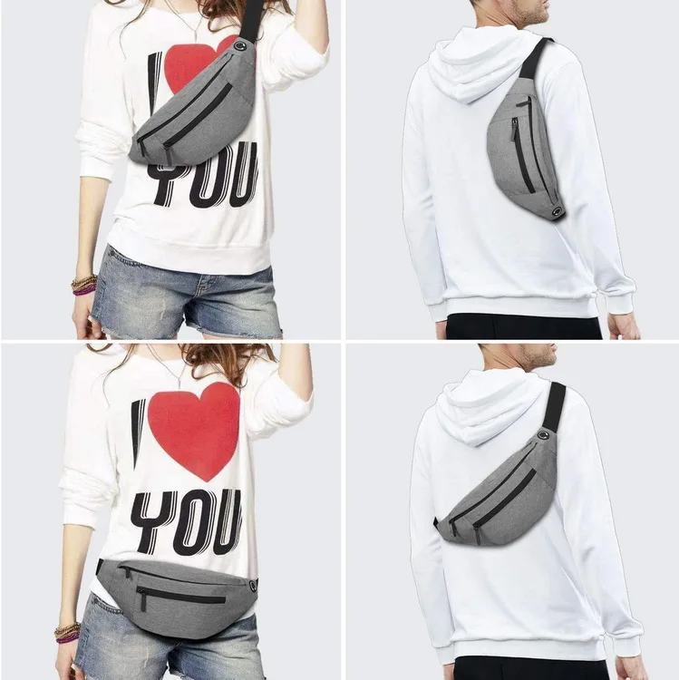 Multi functional waterproof custom bum bag wholesale mens fanny pack waist bag 2022