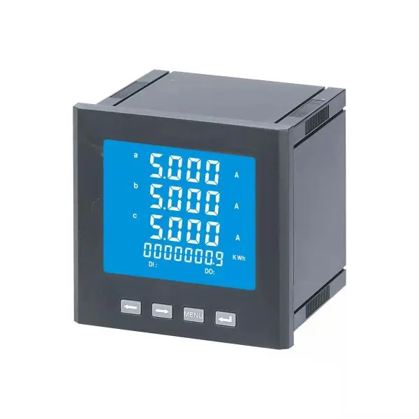 China Single Phase 30A 72*72 96*96 96*48 48*48 LED digital AC Panel Meter Ammeter