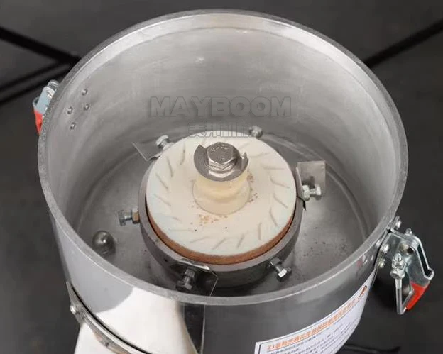 High safety level 1100w 15kg/h electric tahini making machine peanut butter milling machine food industry colloid mill for sale