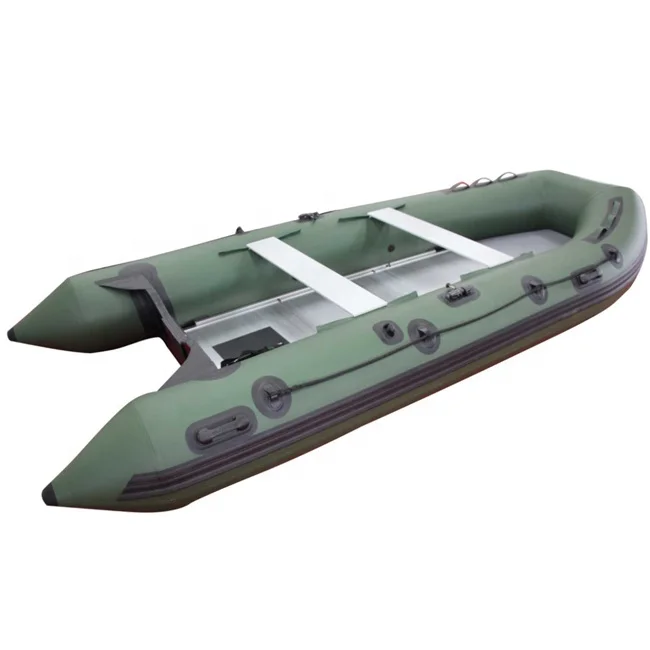 4.7m High Pressure Keel Aluminum Floor Inflatable Orca Rowing Boat