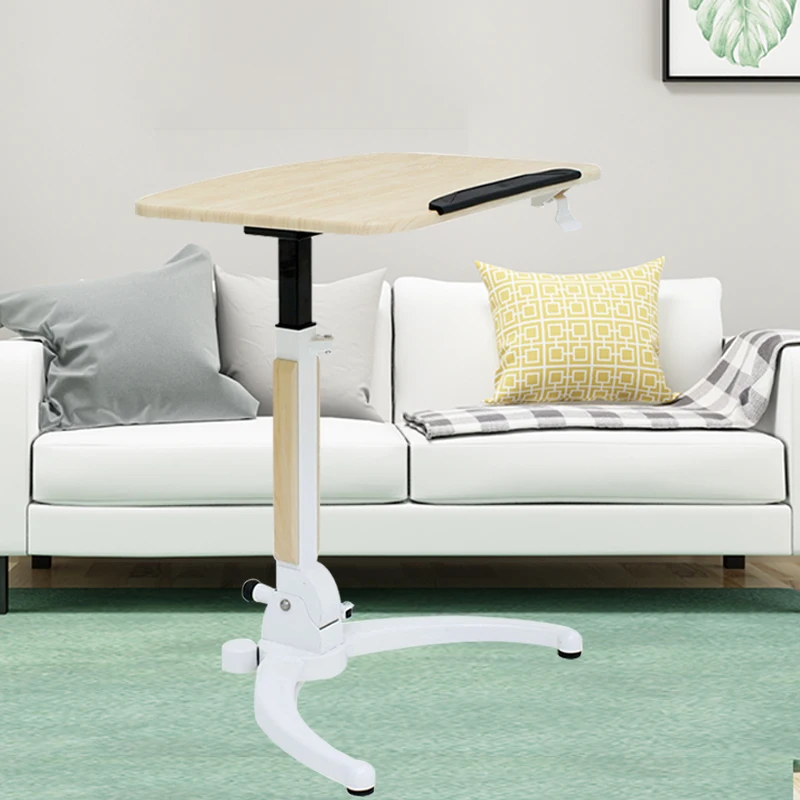 Height Adjustable Foldable Computer Mobile Laptop Standing  Desk  With Wheels