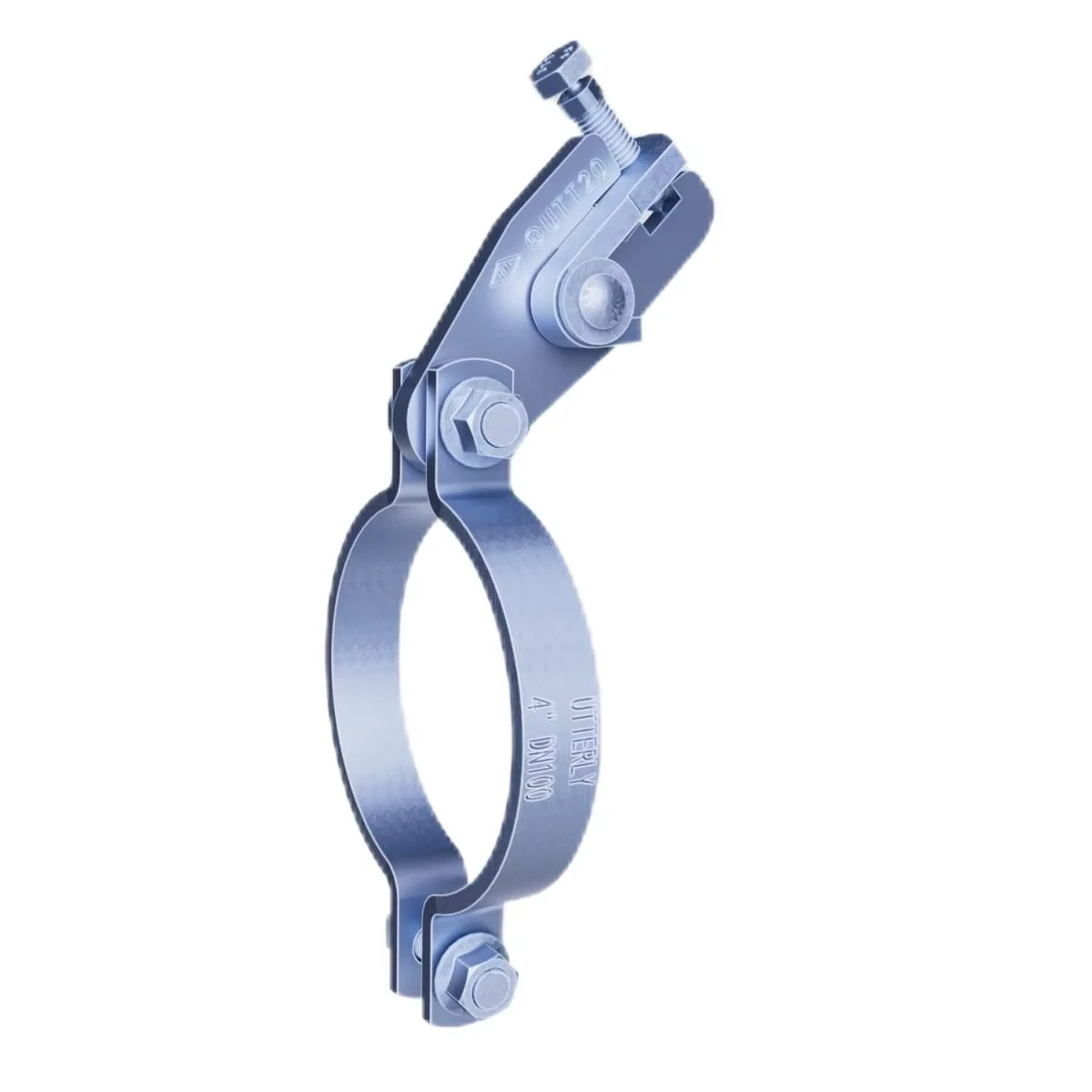 UTT20 Steel Fire Pipe Fixing Clamp with Laser Cutting Zinc Galvanizing for Seismic Stabilizer Bracket UL CE FM