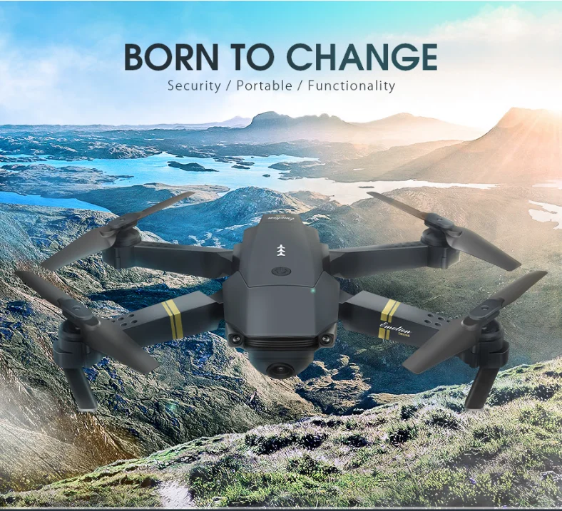 2022 Super popular pocket drone selfie Drone Eachine E58 720P wifi FPV Drone with wide angle