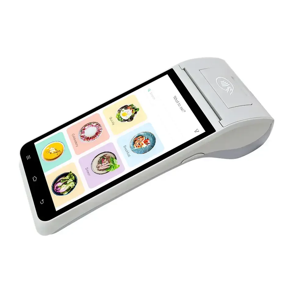 Factory Price 4G Android 11 NFC Pos Handheld System Payment Machine Mobile Cash Register Pos Terminal with Printer
