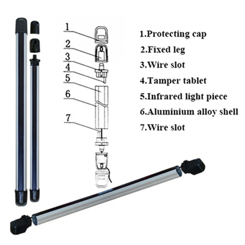 outdoor/indoor infrared beams laser sensor for perimeter alarm