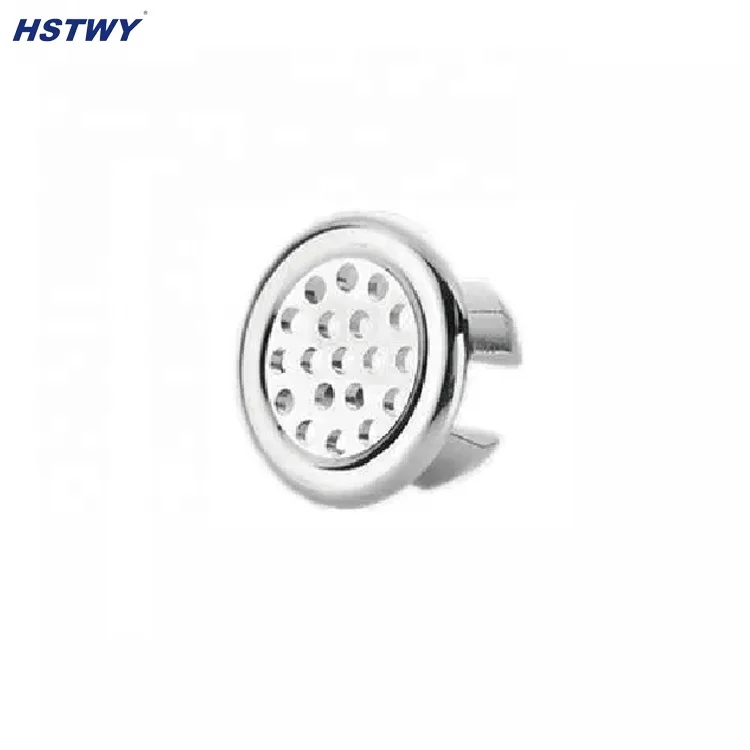 HQ111-2 Sanitary Artistic Sink Round Overflow Cover Ring Tidy Chrome Trim Bathroom Ceramic Basin Accessories