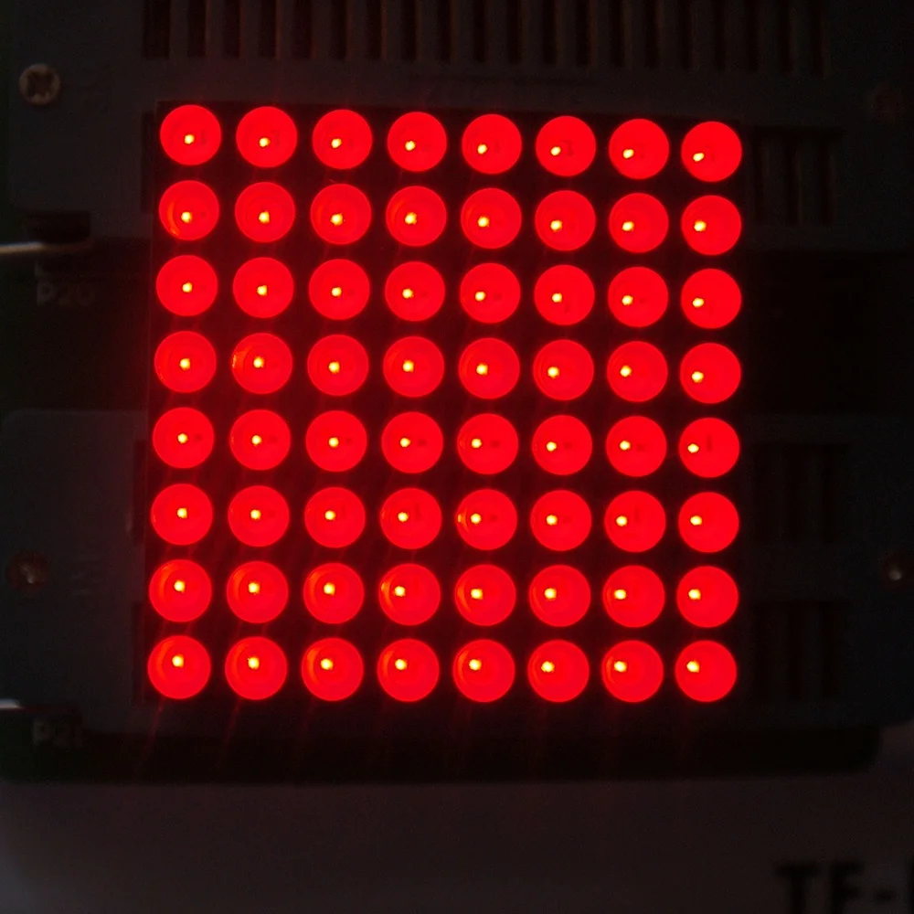 
F3 3mm Red/Yellow/Amber 8x8 LED Dot Matrix Display 32x32x8mm 