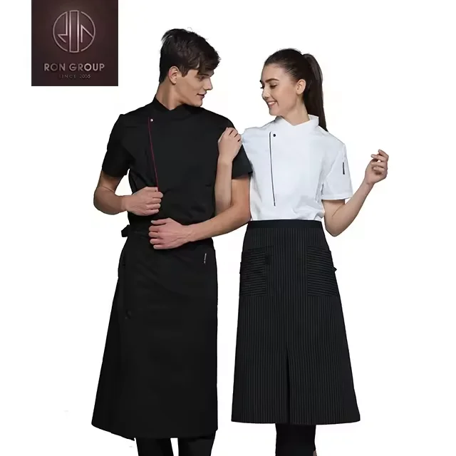chef jacket men uniform chef jacket short sleeve black chef uniform