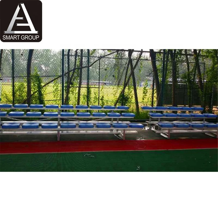 New portable gymnasium bleacher aluminum baseball bleachers transportable aluminum bleachers