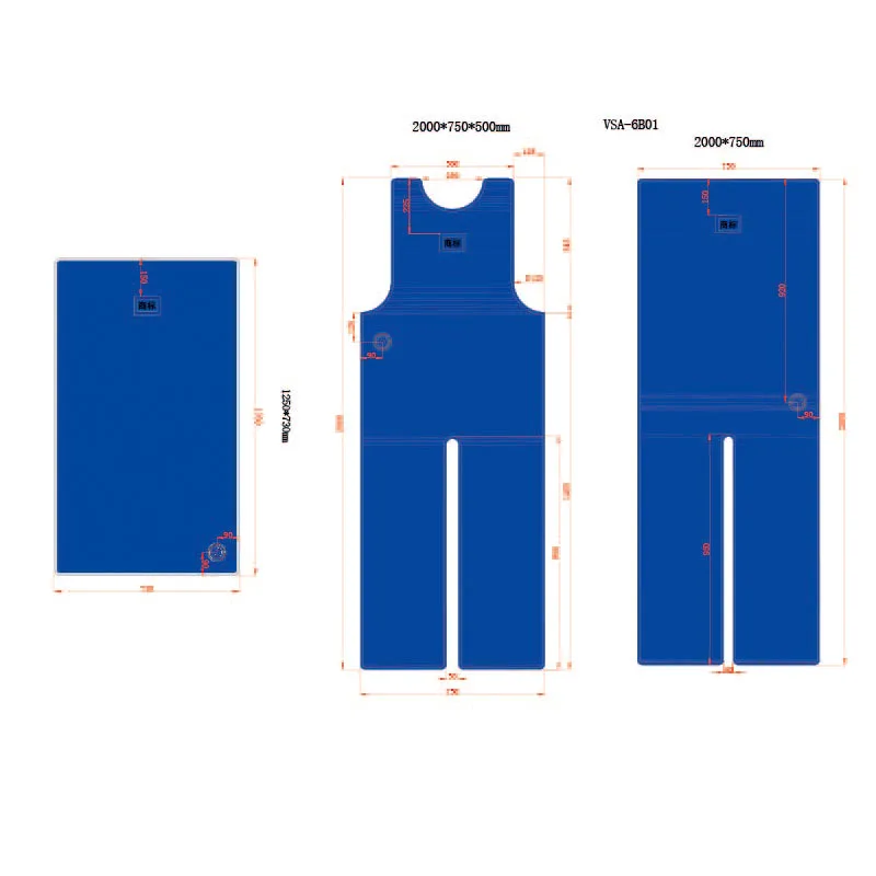 VSA-6B01 всего тела шина хирургические матрас Иммобилайзер пациентов по операционные столы