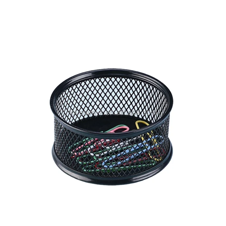 CQY 811A Metal Mesh Desktop Paper Clip Holder