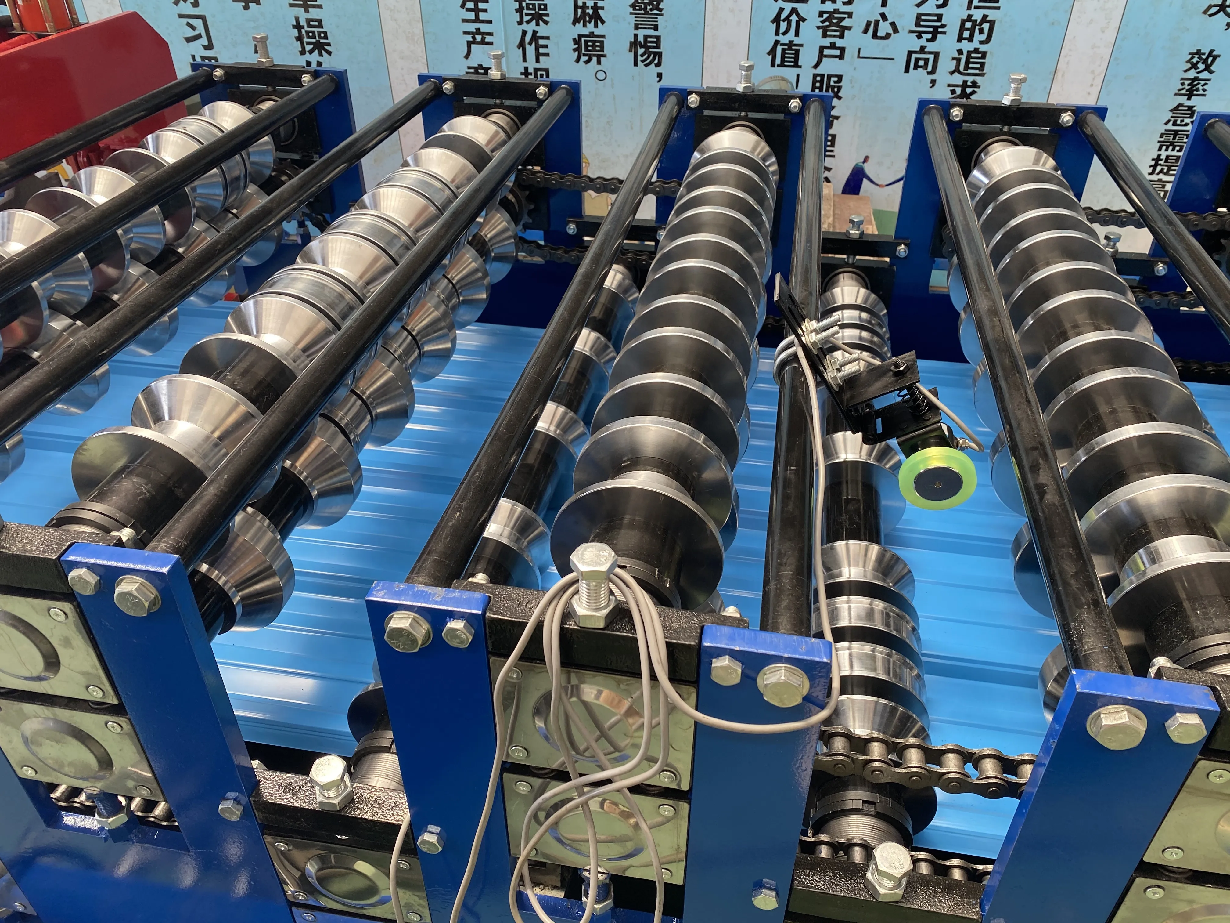 Double Layer Galvanized Tile Corrugated Aluminium Metal Roof Sheet Making Roll forming Machine