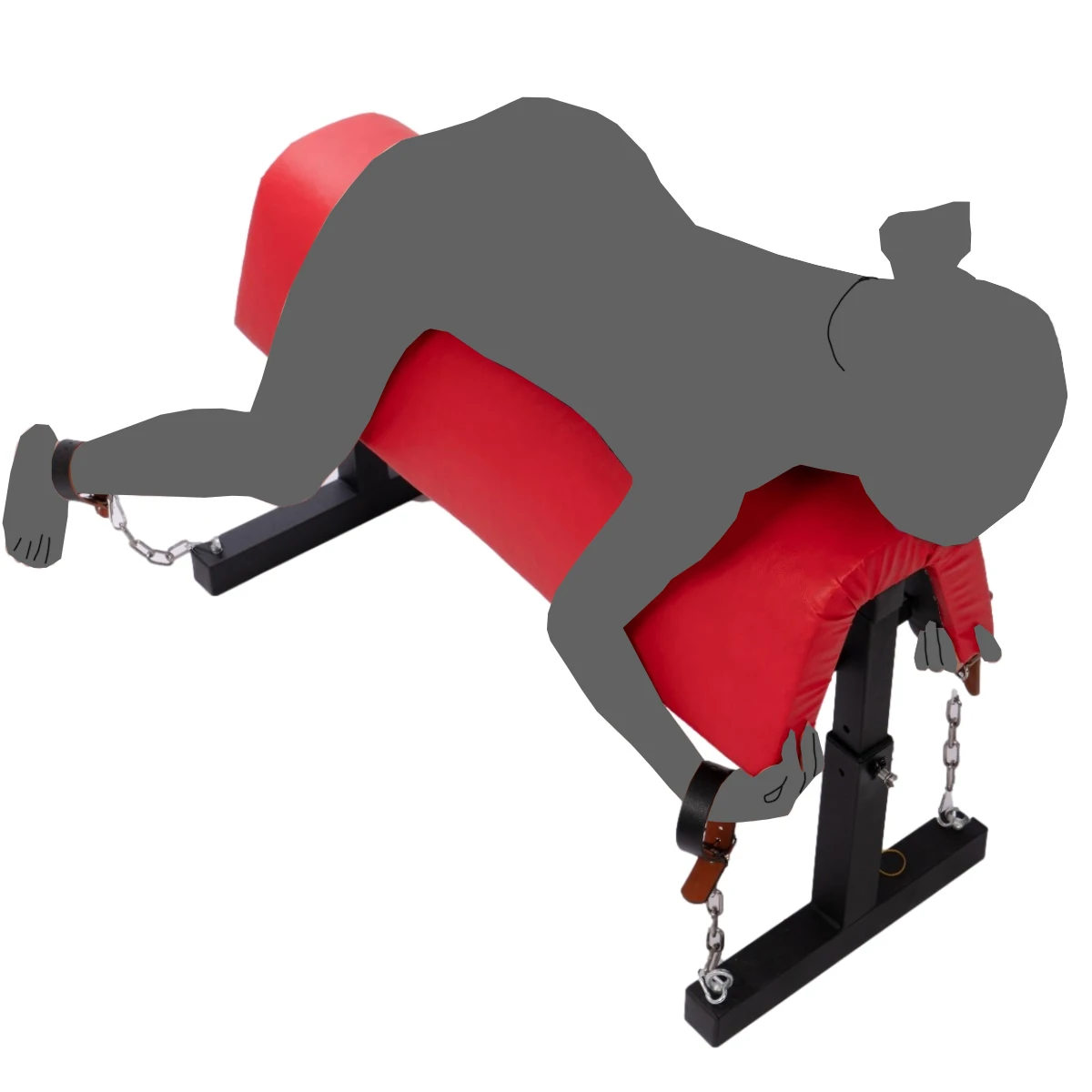 SM classroom props Wooden horse chair torture tools punishment tools restraint frame sex furniture chair SP frame binding SM Sex