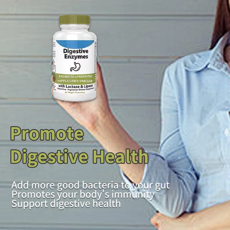 Good Bulk Private Label Flavor Advanced Digestive Enzymes Probiotic Supplements Complex Bio Digester Enzymes Gummies