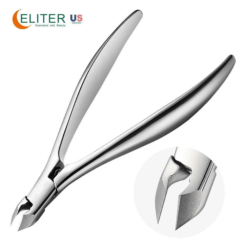 Eliter Hot Sell Wholesale Powder Casting Full Jaw Lady Cuticle Nippers Cuticle Nippers Antirust Cuticle Nippers Custom Logo
