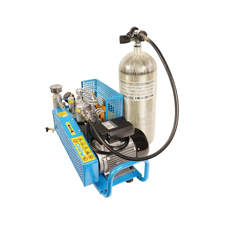  GP 100LPM 300bar 4500PSI 2 кВт бак для дайвинга высокого давления PCP компрессор подводного